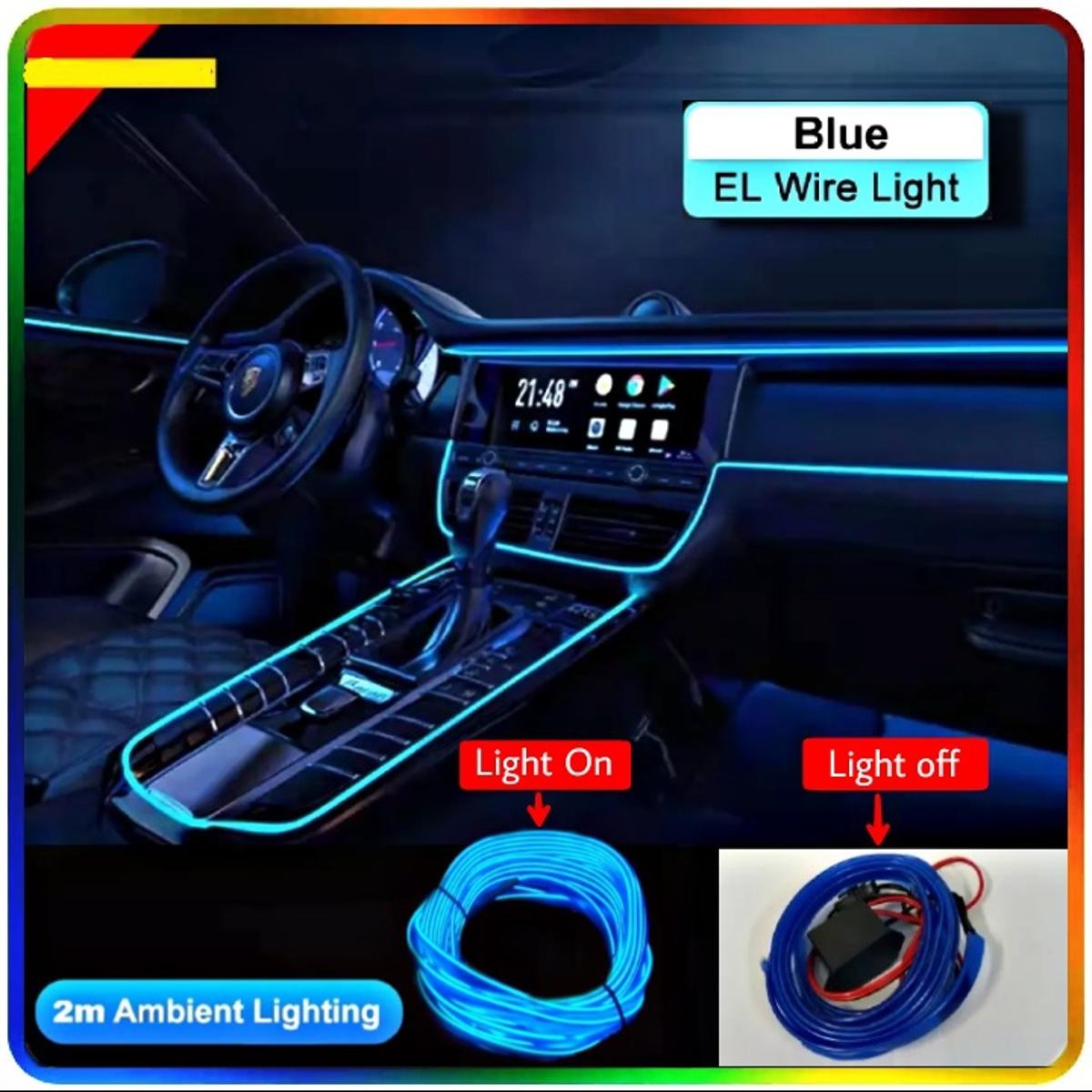Car Dashboard Neon Light Strip